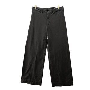Gap Wide Leg High Rise Jeans Womens‎ 10 Black Pants Stretch